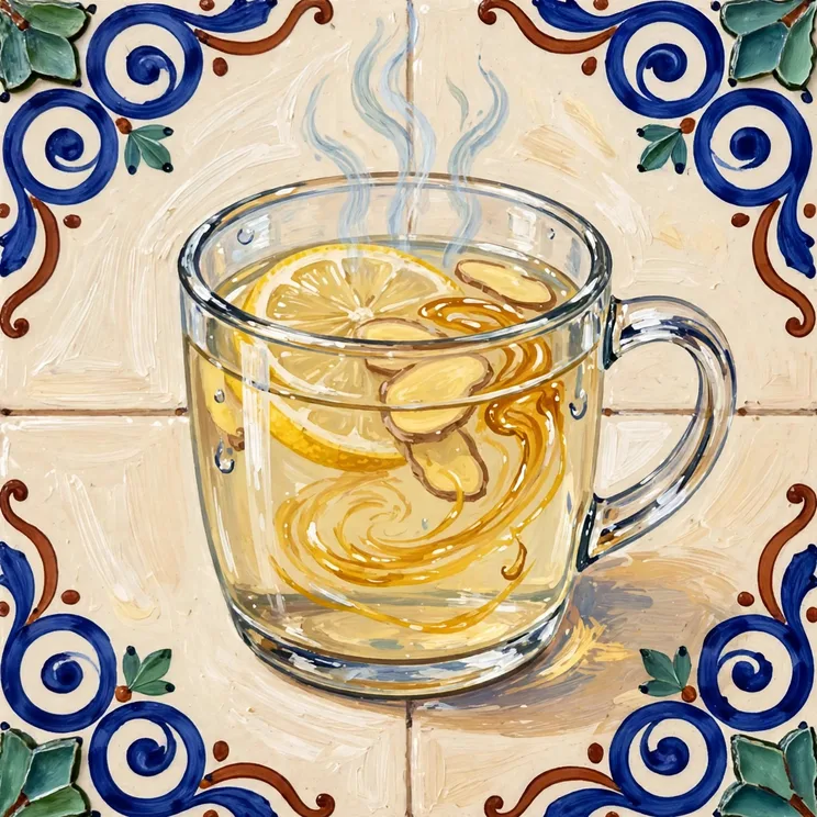 Painted recipe from the library